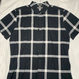 Express short sleeve fitted shirt size L